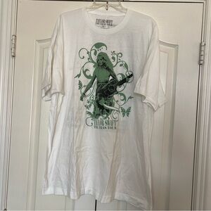 Taylor Swift White Debut Eras Tour T-Shirt size XXL